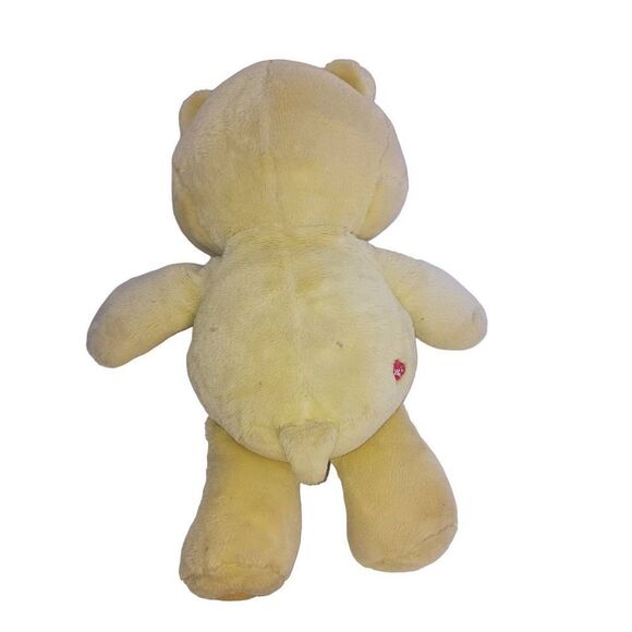 2002 CARE BEAR  FUNSHINE Yellow Sunshine Jumbo Plush 27" Bear - Picture 7 of 7